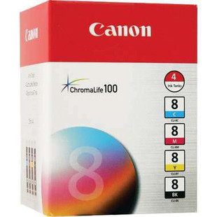 0620B010 | Canon CLI-8 | Original Canon Ink Cartridge Multipack - Black, Cyan, Magenta, Yellow
