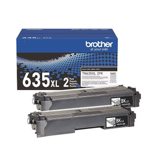 TN-635XL2PKS | Original Brother High-Yield Toner Cartridge 2-Pack of Black