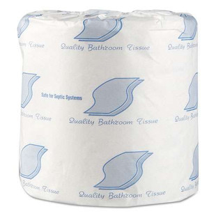 Standard Bath Tissue, Septic Safe, 1-ply, White, 1,000 Sheets/roll, 96 Wrapped Rolls/carton