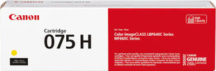 6366C001 | Canon 075H | Original Canon High-Yield Toner Cartridge - Yellow