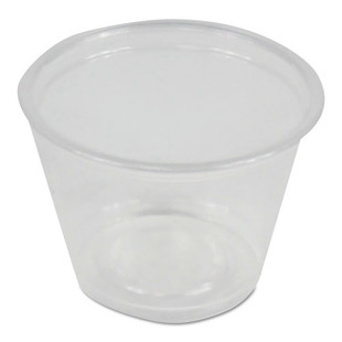 Souffle/portion Cups, 1 Oz, Polypropylene, Clear, 20 Cups/sleeve, 125 Sleeves/carton Souffle/portion Cups, 1 Oz, Polypropylene, Clear, 20 Cups/sleeve, 125 Sleeves/carton
