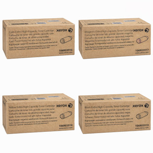 Xerox High-Yield Set | 106R03916, 106R03917, 106R03918, 106R03919 | Original Xerox VersaLink C600 Extra High-Yield Toner Cartridges - Black, Color