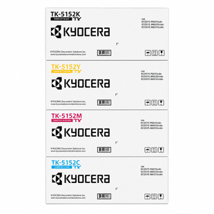 Kyocera TK-5152 Set | TK-5152K, TK-5152C, TK-5152M, TK-5152Y | Original Kyocera Toner Cartridges – Black & Color