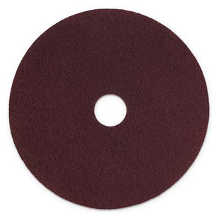 Surface Preparation Pad Plus, 20" Diameter, Maroon, 5/carton