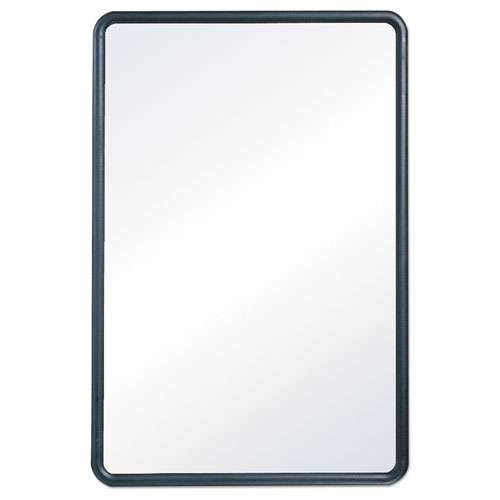 Contour Dry-erase Board, Melamine, 48 X 36, White Surface, Black Frame
