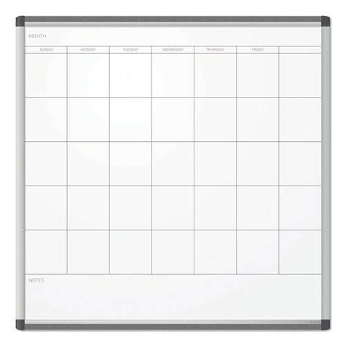 Pinit Magnetic Dry Erase Undated One Month Calendar, 36 X 36, White Pinit Magnetic Dry Erase Undated One Month Calendar, 36 X 36, White