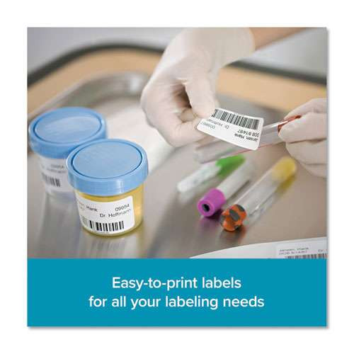 Lw Multipurpose Labels, 1" X 2.13", White, 500/roll, 24 Rolls/pack Lw Multipurpose Labels, 1" X 2.13", White, 500/roll, 24 Rolls/pack