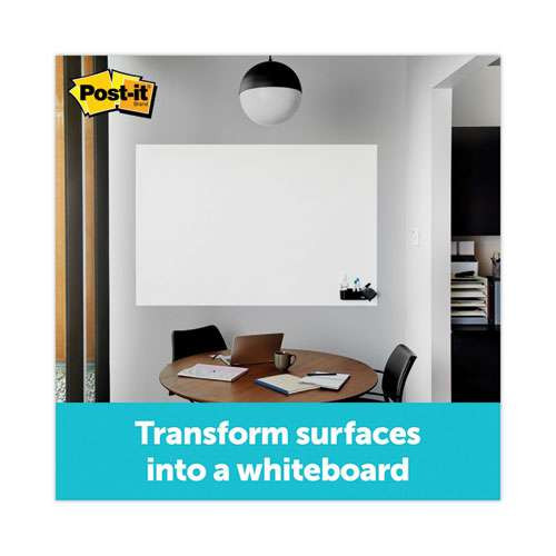 Dry Erase Surface With Adhesive Backing, 96" X 48", White