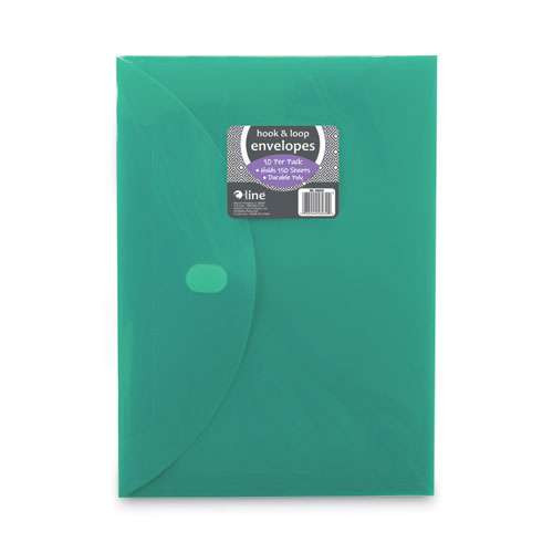 Reusable Poly Envelope, Hook And Loop Closure, 8.5 X 11, Assorted, 10/pack Reusable Poly Envelope, Hook And Loop Closure, 8.5 X 11, Assorted, 10/pack