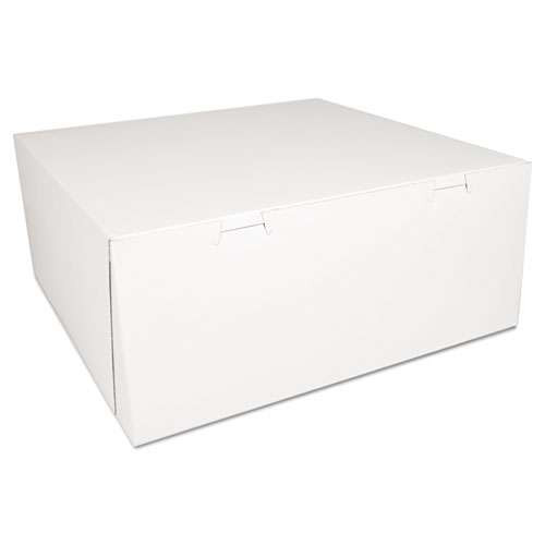Bakery Boxes, 14 X 14 X 6, White, 50/carton Bakery Boxes, 14 X 14 X 6, White, 50/carton