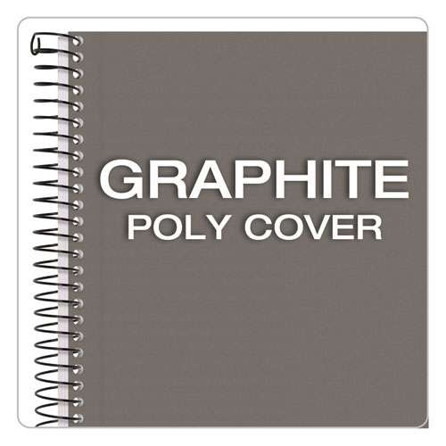 Color Notebooks, 1 Subject, Narrow Rule, Graphite Cover, 8.5 X 5.5, 100 White Sheets Color Notebooks, 1 Subject, Narrow Rule, Graphite Cover, 8.5 X 5.5, 100 White Sheets
