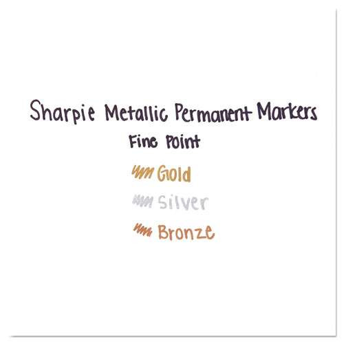 Metallic Fine Point Permanent Marker Value Pack, Fine Bullet Tip, Assorted Colors, 36/pack Metallic Fine Point Permanent Marker Value Pack, Fine Bullet Tip, Assorted Colors, 36/pack