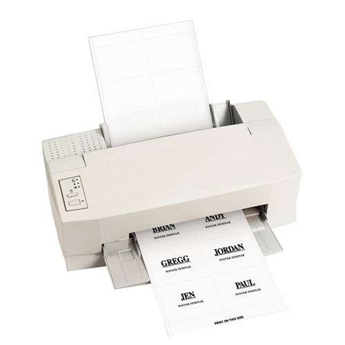 Name Badge Inserts, 4 X 3, White, 60/pack Name Badge Inserts, 4 X 3, White, 60/pack