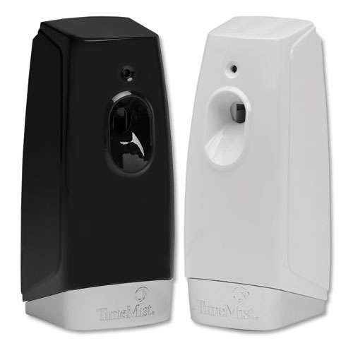 Settings Metered Air Freshener Dispenser, 3.5" X 3.5" X 8.25", Black, 6/carton Settings Metered Air Freshener Dispenser, 3.5" X 3.5" X 8.25", Black, 6/carton
