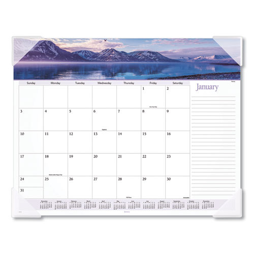 Landscape Panoramic Desk Pad, Landscapes Photography, 22 X 17, White Sheets, Clear Corners, 12-month (jan To Dec): 2025 Landscape Panoramic Desk Pad, Landscapes Photography, 22 X 17, White Sheets, Clear Corners, 12-month (jan To Dec): 2025