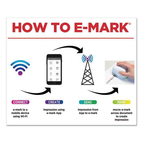 Digital Marking Device, Customizable Size And Message With Images, White