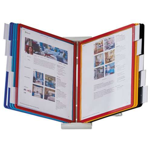Instaview Expandable Desktop Reference System, 10 Panels, Assorted Borders Instaview Expandable Desktop Reference System, 10 Panels, Assorted Borders