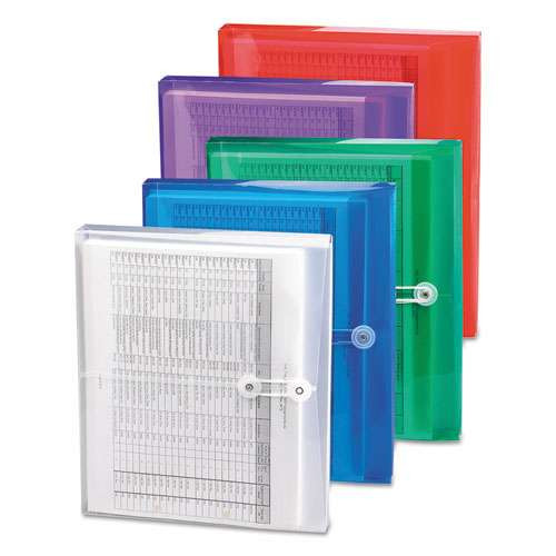 Poly Interoffice Envelopes, Side Load (horizontal), String And Button Closure, 9.75 X 11.63, Transparent Blue, 5/pack Poly Interoffice Envelopes, Side Load (horizontal), String And Button Closure, 9.75 X 11.63, Transparent Blue, 5/pack