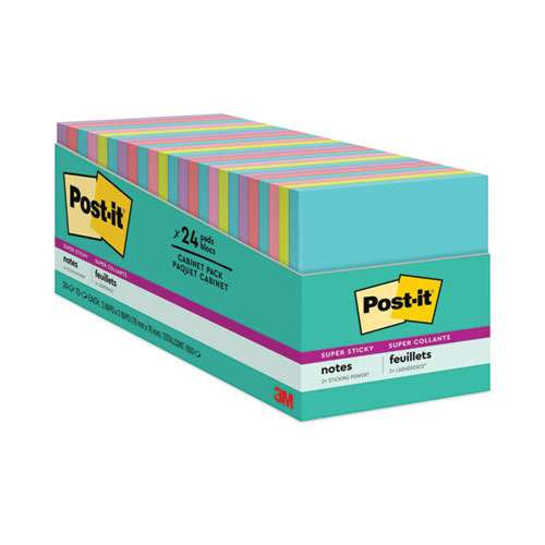 Pads In Supernova Neon Collection Colors, Cabinet Pack, 3" X 3", 70 Sheets/pad, 24 Pads/pack Pads In Supernova Neon Collection Colors, Cabinet Pack, 3" X 3", 70 Sheets/pad, 24 Pads/pack