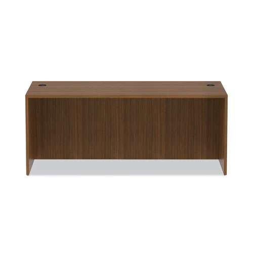Alera Valencia Series Straight Front Desk Shell, 71" X 35.5" X 29.63", Modern Walnut Alera Valencia Series Straight Front Desk Shell, 71" X 35.5" X 29.63", Modern Walnut