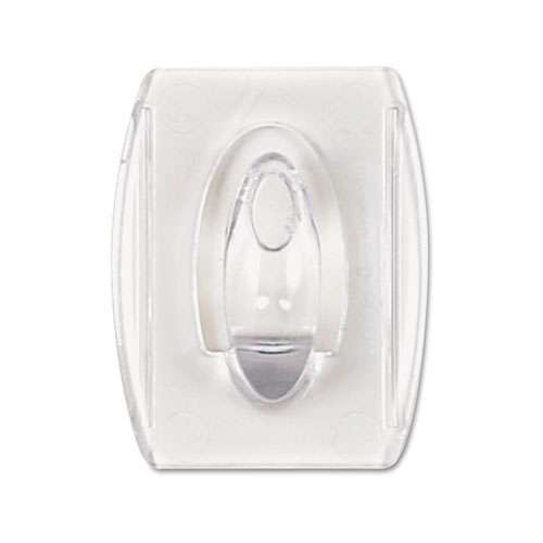 Clear Hooks And Strips, Plastic, Mini, 6 Hooks And 8 Strips/pack Clear Hooks And Strips, Plastic, Mini, 6 Hooks And 8 Strips/pack