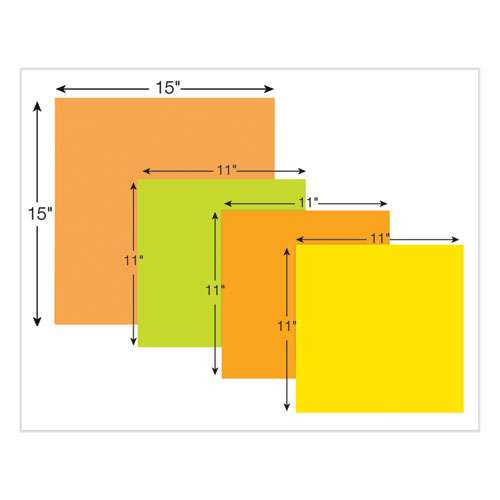 Big Notes, Unruled, 30 Green 11 X 11 Sheets Big Notes, Unruled, 30 Green 11 X 11 Sheets
