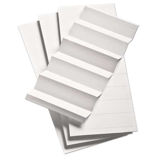 Blank Inserts For Hanging File Folder 42 Series Tabs, 1/5-cut Tabs, White, 2" Wide, 100/pack