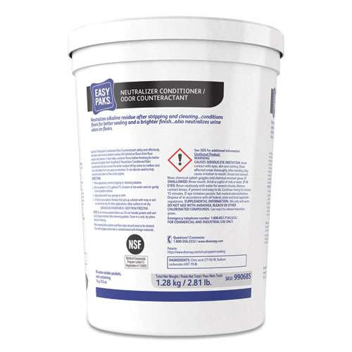 Neutralizer Conditioner/odor Counteractant, 0.5 Oz Packet, 90/tub, 2 Tubs/carton Neutralizer Conditioner/odor Counteractant, 0.5 Oz Packet, 90/tub, 2 Tubs/carton