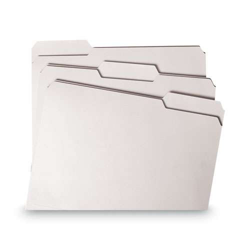 Reinforced Top Tab Colored File Folders, 1/3-cut Tabs: Assorted, Letter Size, 0.75" Expansion, White, 100/box Reinforced Top Tab Colored File Folders, 1/3-cut Tabs: Assorted, Letter Size, 0.75" Expansion, White, 100/box