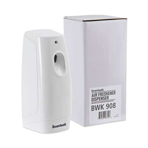 Classic Metered Air Freshener Dispenser, 4" X 3" X 9.5", White