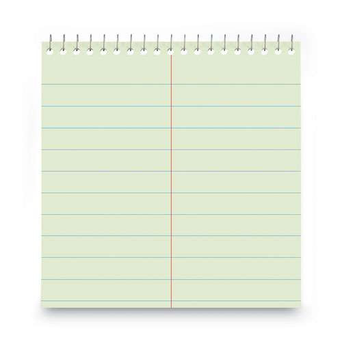 Steno Pads, Pitman Rule, Red Cover, 60 Green-tint 6 X 9 Sheets