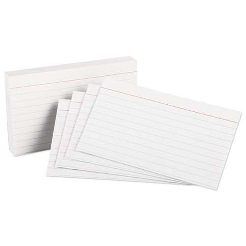 Heavyweight Ruled Index Cards, 3 X 5, White, 100/pack Heavyweight Ruled Index Cards, 3 X 5, White, 100/pack