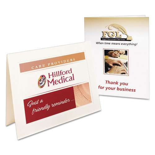 Note Cards With Matching Envelopes, Inkjet, 85 Lb, 4.25 X 5.5, Matte White, 60 Cards, 2 Cards/sheet, 30 Sheets/pack Note Cards With Matching Envelopes, Inkjet, 85 Lb, 4.25 X 5.5, Matte White, 60 Cards, 2 Cards/sheet, 30 Sheets/pack