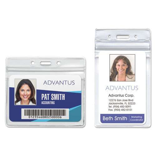 Resealable Id Badge Holders, Vertical, Frosted 3.68" X 5" Holder, 2.62" X 3.75" Insert, 50/pack Resealable Id Badge Holders, Vertical, Frosted 3.68" X 5" Holder, 2.62" X 3.75" Insert, 50/pack