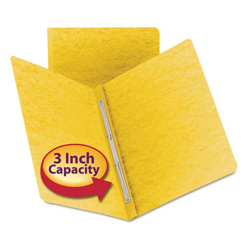 Prong Fastener Premium Pressboard Report Cover, Two-piece Prong Fastener, 3" Capacity, 8.5 X 11, Yellow/yellow Prong Fastener Premium Pressboard Report Cover, Two-piece Prong Fastener, 3" Capacity, 8.5 X 11, Yellow/yellow