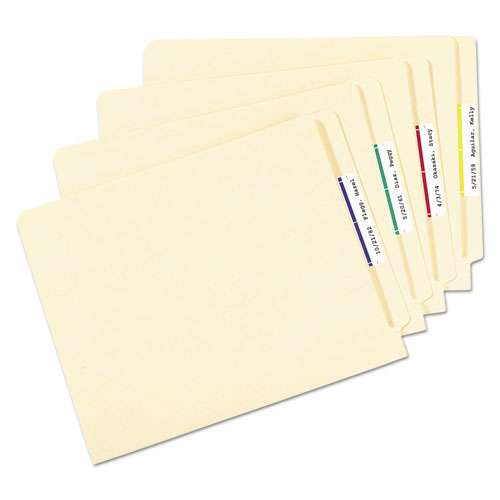 Removable File Folder Labels With Sure Feed Technology, 0.66 X 3.44, White, 30/sheet, 25 Sheets/pack Removable File Folder Labels With Sure Feed Technology, 0.66 X 3.44, White, 30/sheet, 25 Sheets/pack