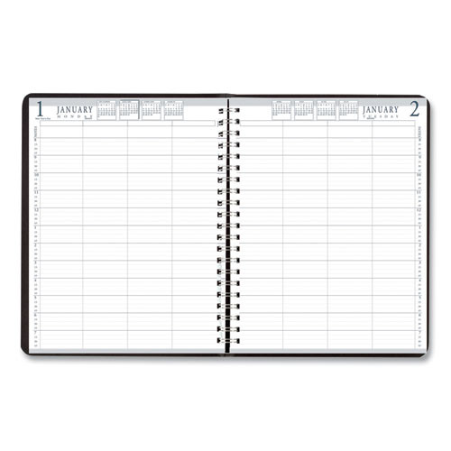 Four-person Group Practice Daily Appointment Book, 11 X 8.5, Black Cover, 12-month (jan To Dec): 2025 Four-person Group Practice Daily Appointment Book, 11 X 8.5, Black Cover, 12-month (jan To Dec): 2025