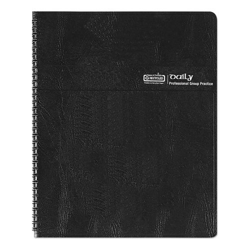 Four-person Group Practice Daily Appointment Book, 11 X 8.5, Black Cover, 12-month (jan To Dec): 2025 Four-person Group Practice Daily Appointment Book, 11 X 8.5, Black Cover, 12-month (jan To Dec): 2025