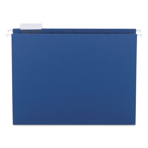 Colored Hanging File Folders With 1/5 Cut Tabs, Letter Size, 1/5-cut Tab, Navy, 25/box Colored Hanging File Folders With 1/5 Cut Tabs, Letter Size, 1/5-cut Tab, Navy, 25/box