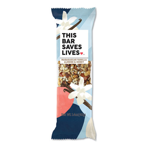 Snackbars, Madagascar Vanilla And Almond And Honey, 1.4 Oz, 12/box Snackbars, Madagascar Vanilla And Almond And Honey, 1.4 Oz, 12/box