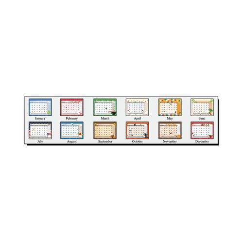 Recycled Desk Pad Calendar, Illustrated Seasons Artwork, 18.5 X 13, Black Binding/corners,12-month (jan To Dec): 2025 Recycled Desk Pad Calendar, Illustrated Seasons Artwork, 18.5 X 13, Black Binding/corners,12-month (jan To Dec): 2025