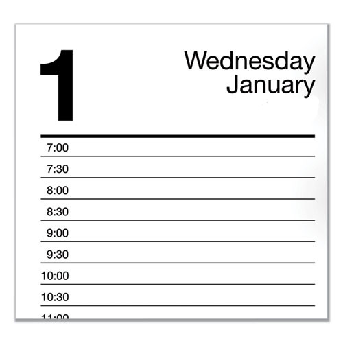 Desk Calendar Recycled Refill, 3.5 X 6, White Sheets, 12-month (jan To Dec): 2025 Desk Calendar Recycled Refill, 3.5 X 6, White Sheets, 12-month (jan To Dec): 2025