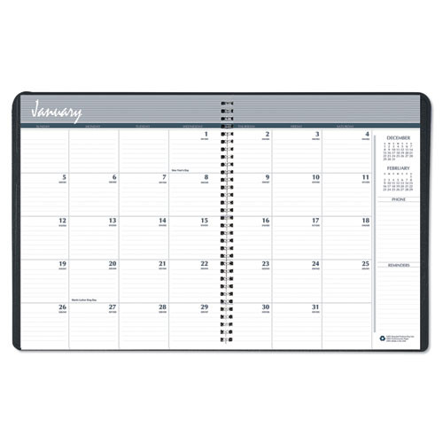 Recycled Two Year Monthly Planner With Expense Logs, 8.75 X 6.88, Black Cover, 24-month: Jan 2025 To Dec 2026 Recycled Two Year Monthly Planner With Expense Logs, 8.75 X 6.88, Black Cover, 24-month: Jan 2025 To Dec 2026