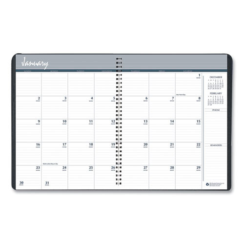 14-month Recycled Ruled Monthly Planner, 11 X 8.5, Blue Cover, 14-month: Dec 2025 To Jan 2027 14-month Recycled Ruled Monthly Planner, 11 X 8.5, Blue Cover, 14-month: Dec 2025 To Jan 2027