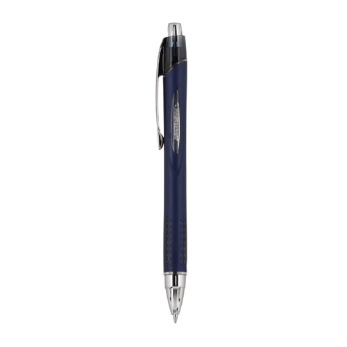 Jetstream Retractable Ballpoint Pen, Fine 0.7 Mm, Black Ink, Blue Barrel Jetstream Retractable Ballpoint Pen, Fine 0.7 Mm, Black Ink, Blue Barrel