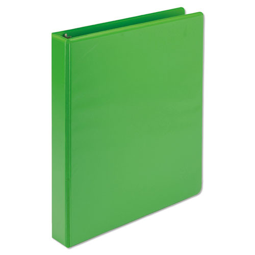 Earth’s Choice Biobased Durable Fashion View Binder, 3 Rings, 1" Capacity, 11 X 8.5, Lime, 2/pack