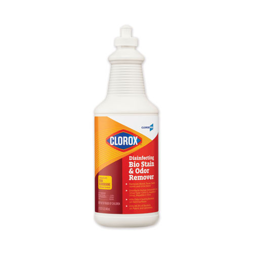 Disinfecting Bio Stain And Odor Remover, Fragranced, 128 Oz Refill Bottle, 4/ct Disinfecting Bio Stain And Odor Remover, Fragranced, 128 Oz Refill Bottle, 4/ct