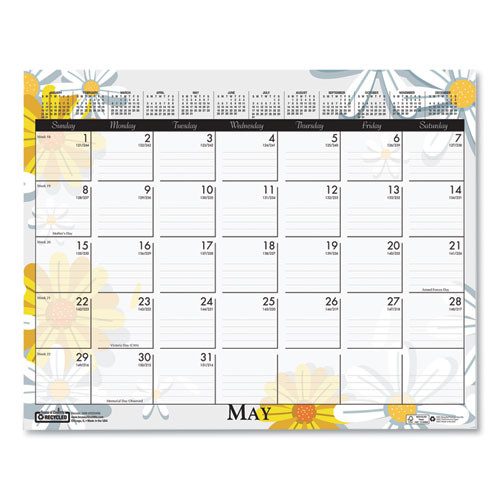 Recycled Wild Flower Wall Calendar, Wild Flowers Artwork, 15 X 12, White/multicolor Sheets, 12-month (jan To Dec): 2025 Recycled Wild Flower Wall Calendar, Wild Flowers Artwork, 15 X 12, White/multicolor Sheets, 12-month (jan To Dec): 2025