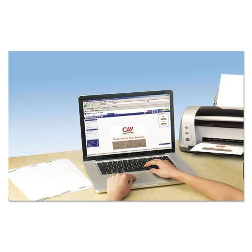 Note Cards With Matching Envelopes, Laser, 80 Lb, 4.25 X 5.5, Uncoated White, 60 Cards, 2 Cards/sheet, 30 Sheets/pack Note Cards With Matching Envelopes, Laser, 80 Lb, 4.25 X 5.5, Uncoated White, 60 Cards, 2 Cards/sheet, 30 Sheets/pack