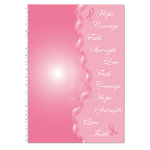 Breast Cancer Awareness Recycled Ruled Monthly Planner/journal, 10 X 7, Pink Cover, 12-month (jan To Dec): 2025 Breast Cancer Awareness Recycled Ruled Monthly Planner/journal, 10 X 7, Pink Cover, 12-month (jan To Dec): 2025